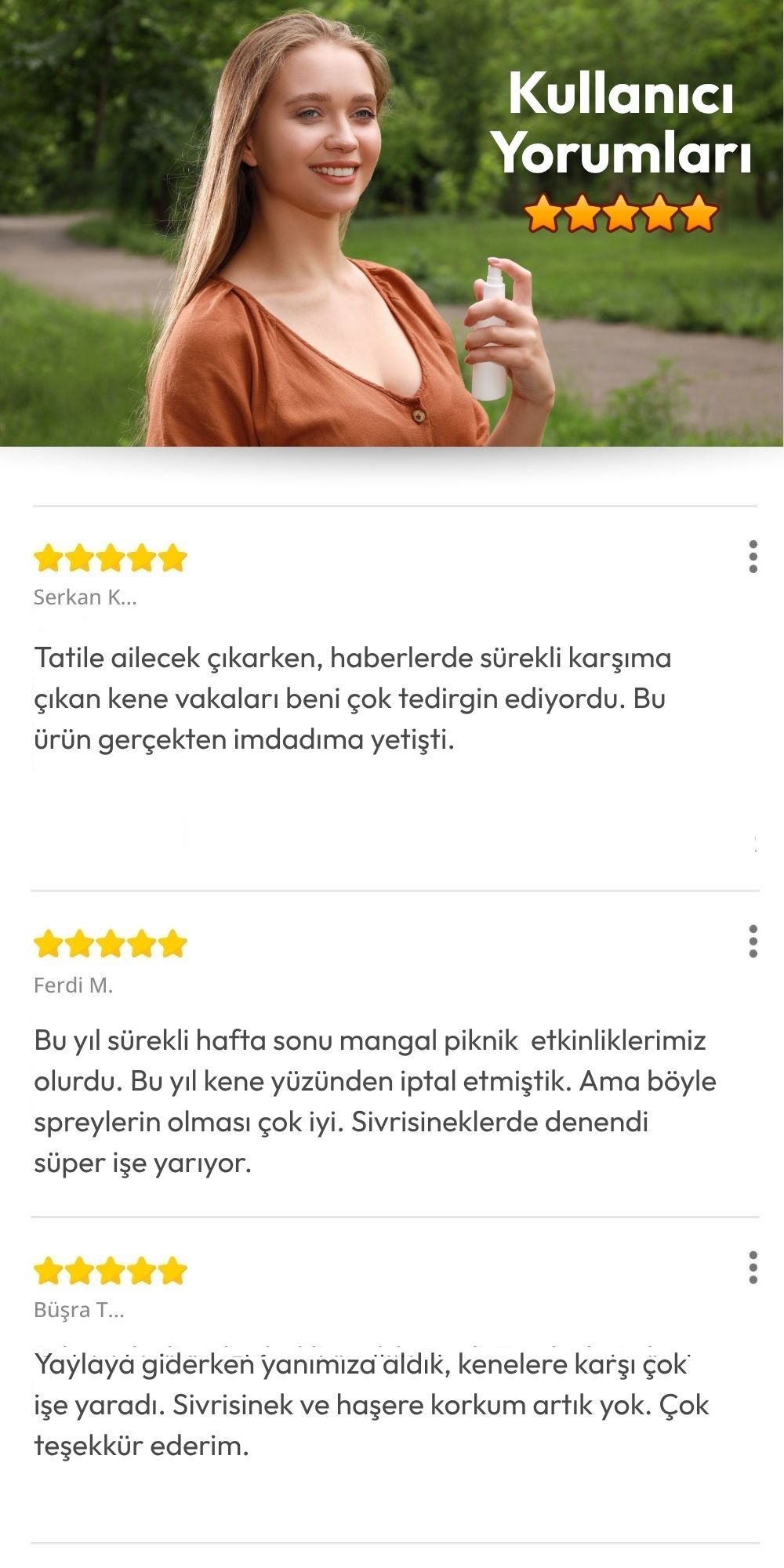 Mday Kenek ve Sivrisinek Savar Sprey Kullanıcı Yorumları